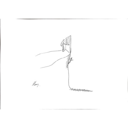 Kasım Ertürk 35x25cm Orijinal Karikatür BOD00910