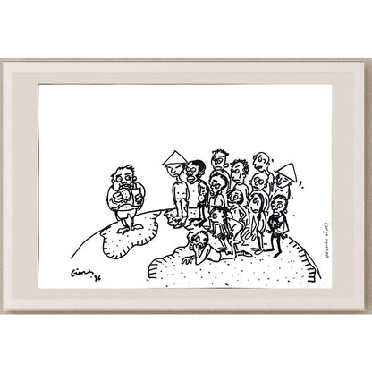Gökhan Güneş 43x30cm Orijinal Karikatür BOD00912