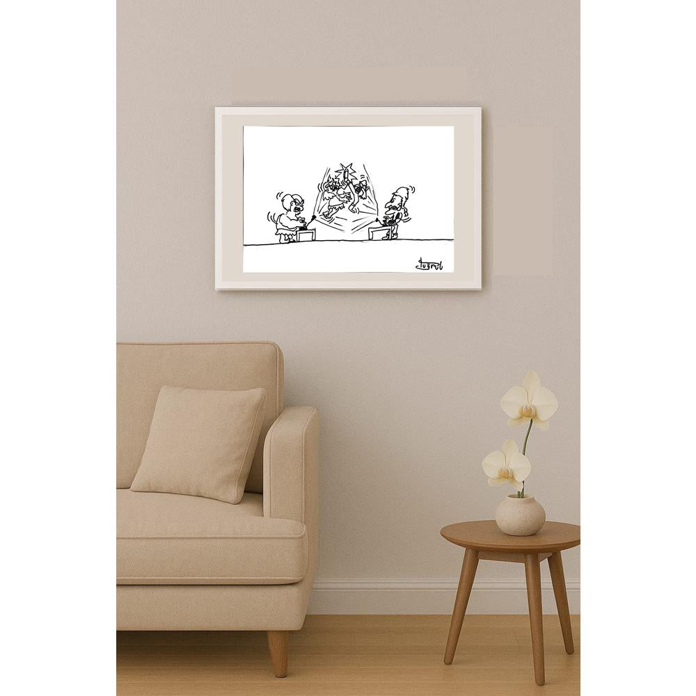 Tuğrul 43x30cm Orijinal Karikatür BOD00917