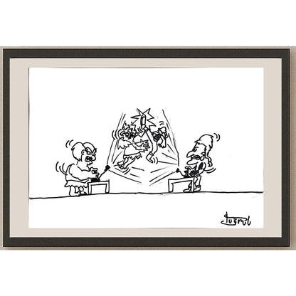 Tuğrul 43x30cm Orijinal Karikatür BOD00917