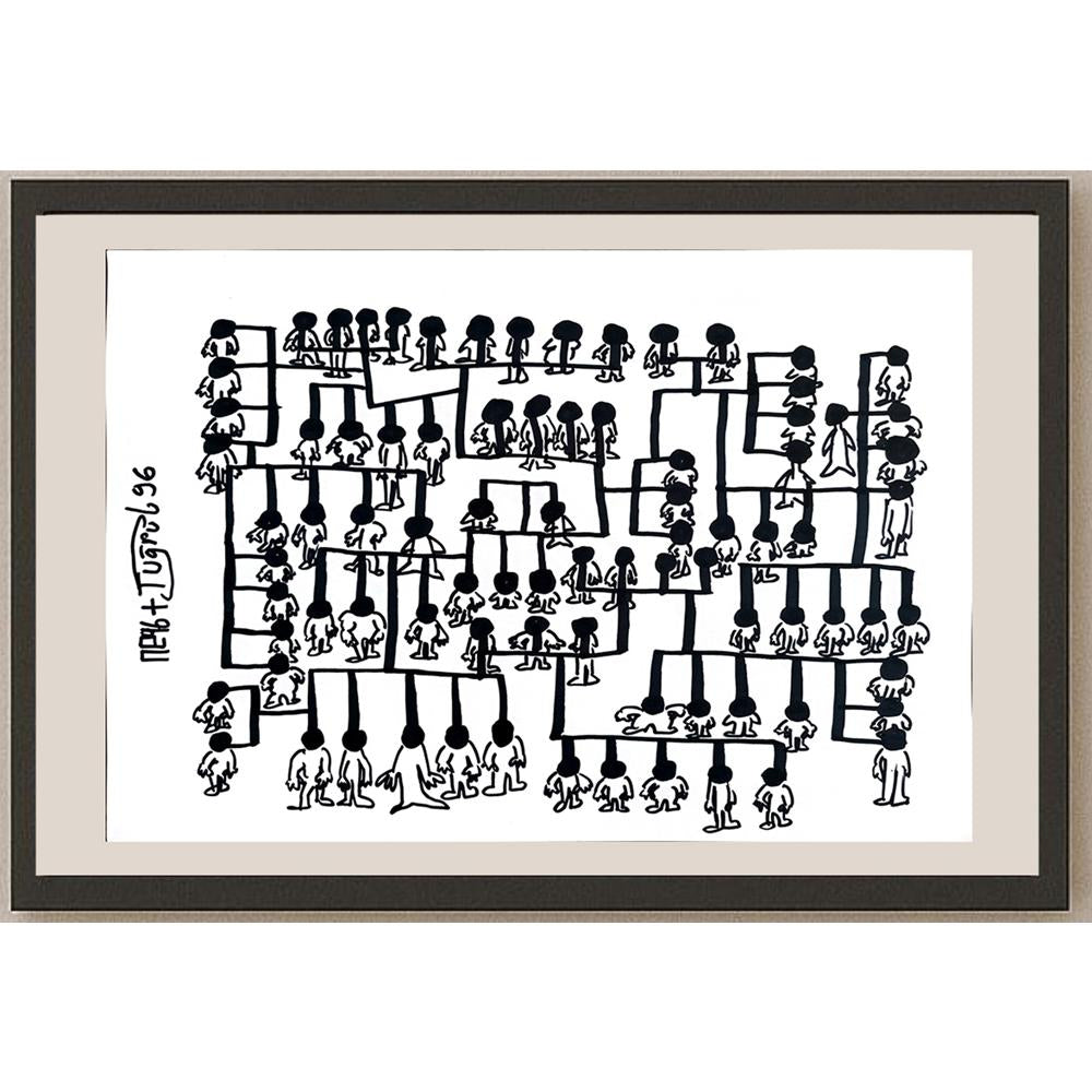 Tuğrul 43x30cm Orijinal Karikatür BOD00918
