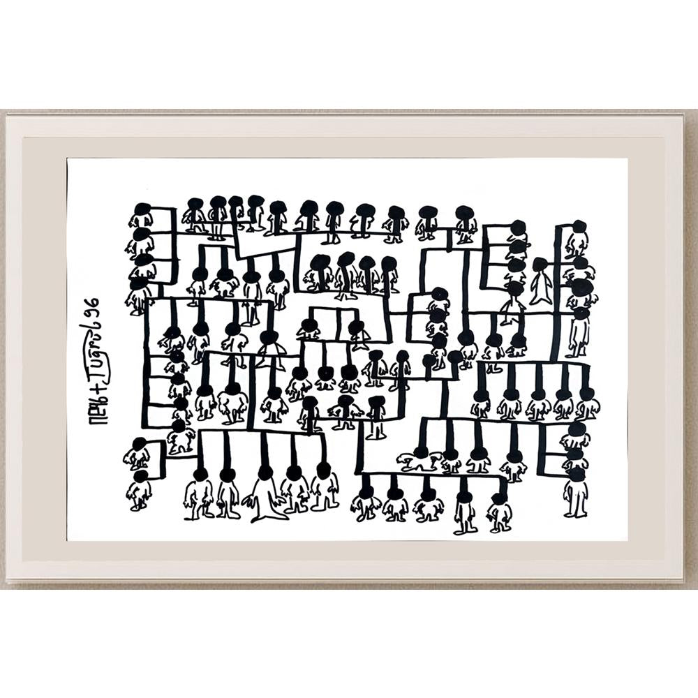 Tuğrul 43x30cm Orijinal Karikatür BOD00918