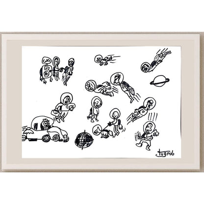 Tuğrul 43x30cm Orijinal Karikatür BOD00919