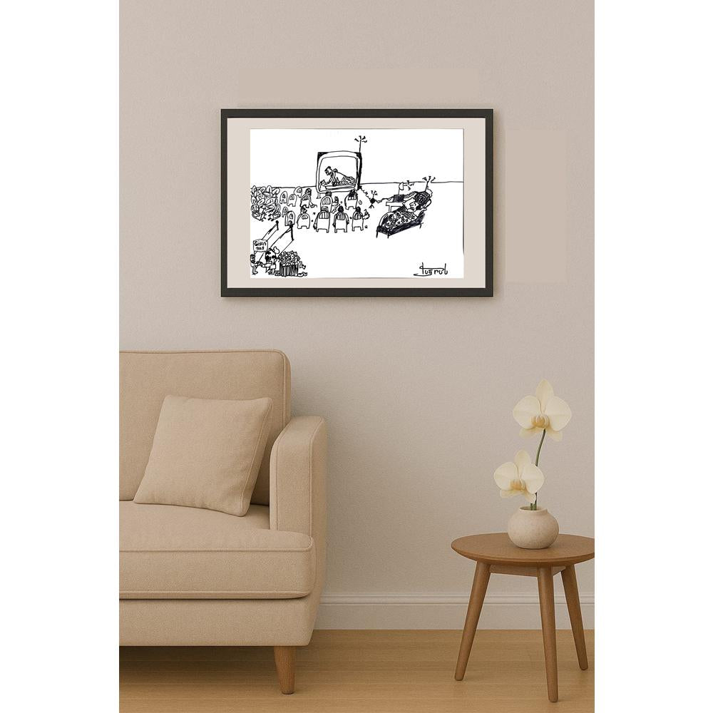 Tuğrul 43x30cm Orijinal Karikatür BOD00920