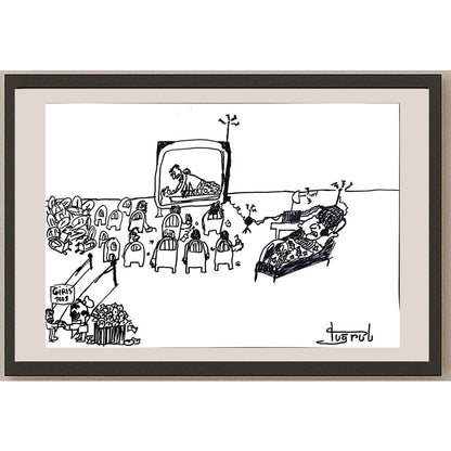 Tuğrul 43x30cm Orijinal Karikatür BOD00920
