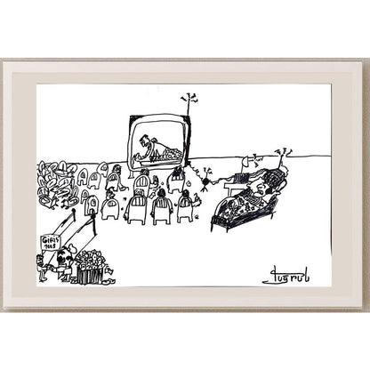 Tuğrul 43x30cm Orijinal Karikatür BOD00920