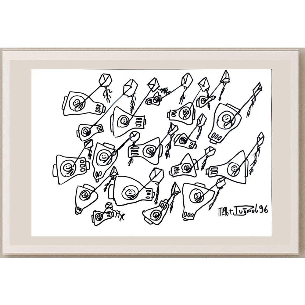 Tuğrul 43x30cm Orijinal Karikatür BOD00921