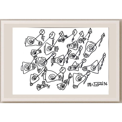 Tuğrul 43x30cm Orijinal Karikatür BOD00921