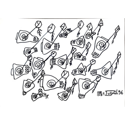 Tuğrul 43x30cm Orijinal Karikatür BOD00921