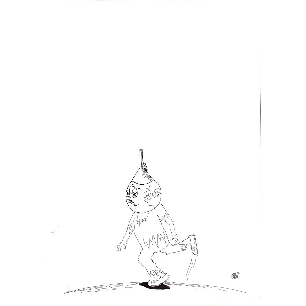 Seyit Kaya 43x30cm Orijinal Karikatür BOD00924