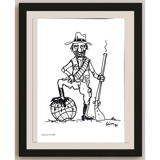 Gökhan Güneş 43x30cm Orijinal Karikatür BOD00925