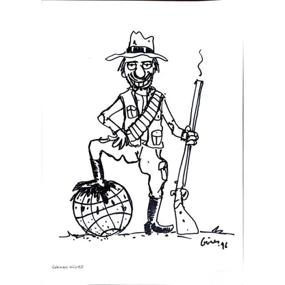 Gökhan Güneş 43x30cm Orijinal Karikatür BOD00925