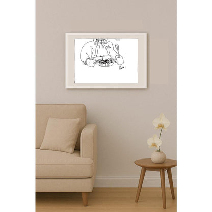 Boğaçhan Alpan 43x30cm Orijinal Karikatür BOD00927