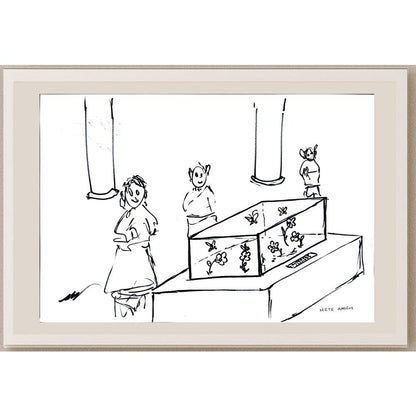Mete Akoğuz 43x30cm Orijinal Karikatür BOD00935