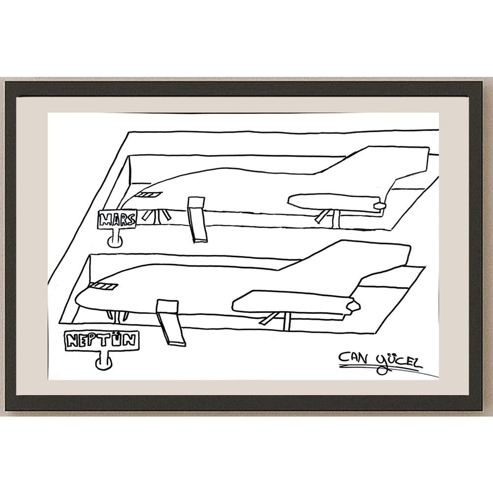 Can Yücel 43x30cm Orijinal Karikatür BOD00937