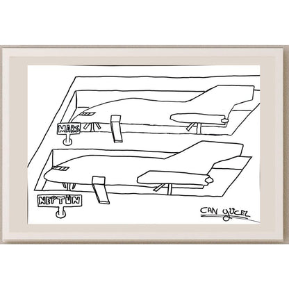 Can Yücel 43x30cm Orijinal Karikatür BOD00937