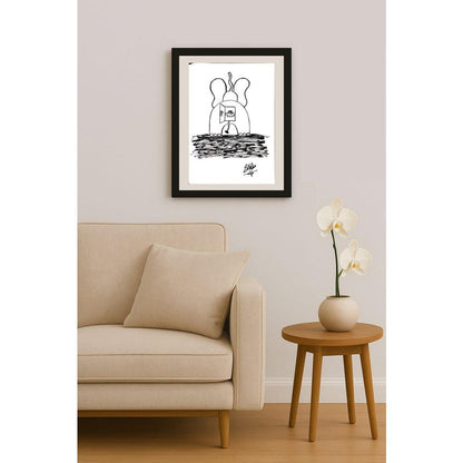 Bülent Bulut 29x21cm Orijinal Karikatür BOD00941