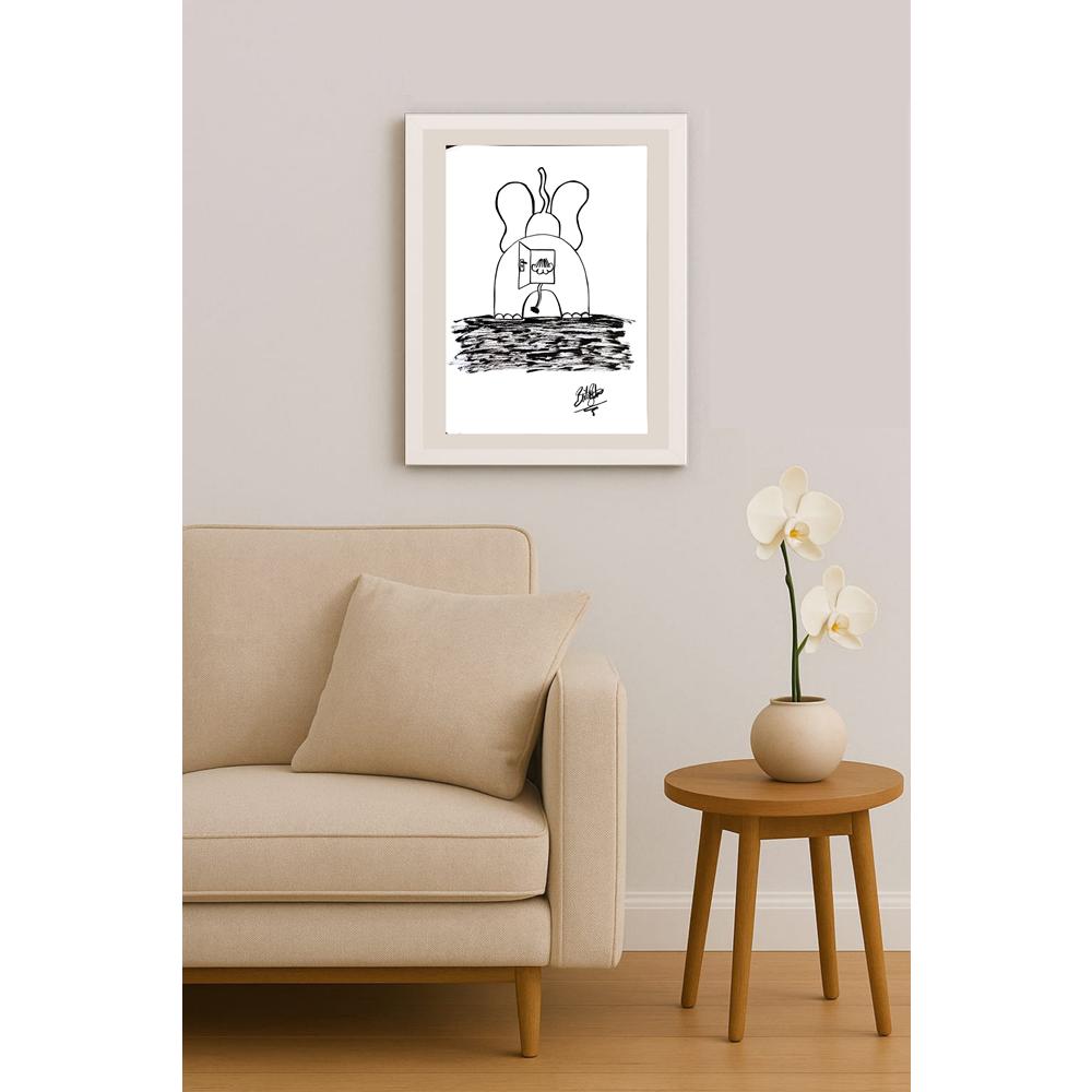 Bülent Bulut 29x21cm Orijinal Karikatür BOD00941