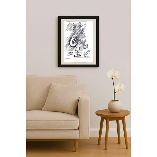 Kadri Türküm 43x30cm Orijinal Karikatür BOD00954