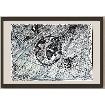 Kadri Türküm 43x30cm Orijinal Karikatür BOD00956