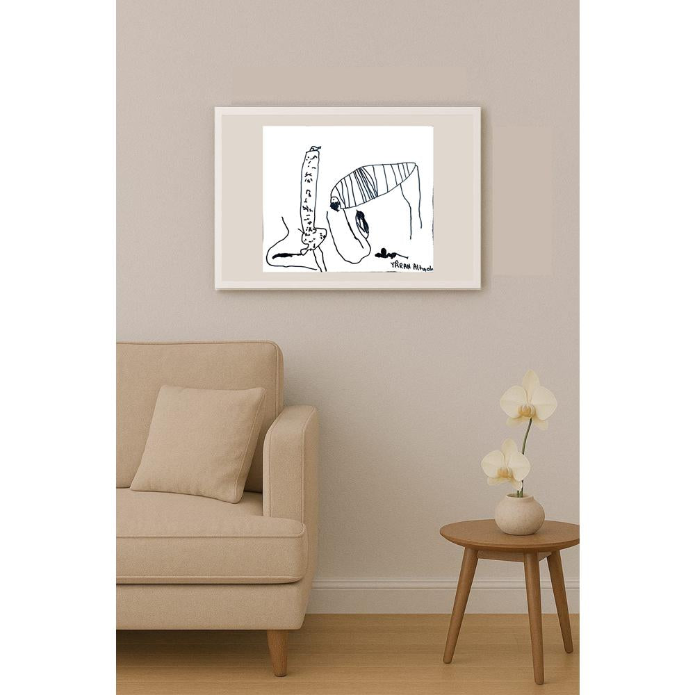Yaran Altınok 43x36cm Orijinal Karikatür BOD00957
