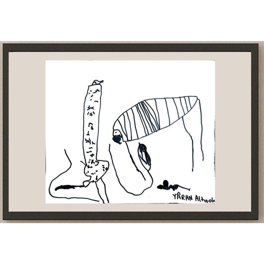 Yaran Altınok 43x36cm Orijinal Karikatür BOD00957