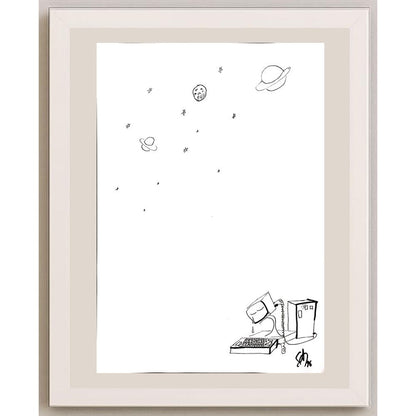 Sadi Altınok 43x30cm Orijinal Karikatür BOD00960