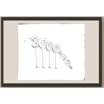 Yaran Altınok 43x36cm Orijinal Karikatür BOD00964