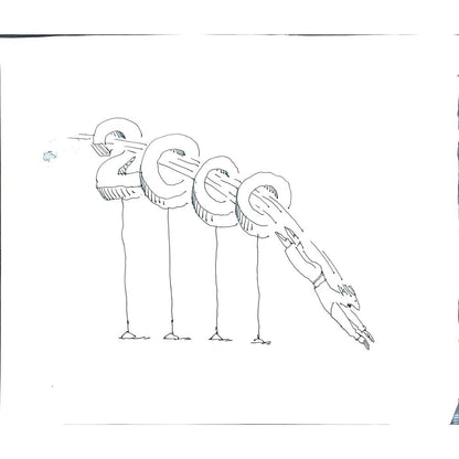 Yaran Altınok 43x36cm Orijinal Karikatür BOD00964