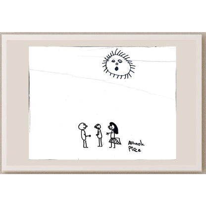 Yaran Altınok 43x36cm Orijinal Karikatür BOD00965