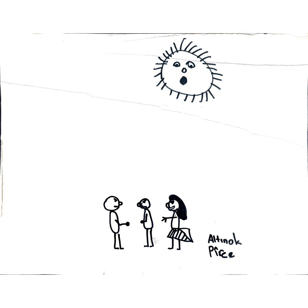Yaran Altınok 43x36cm Orijinal Karikatür BOD00965