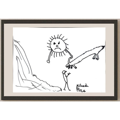 Yaran Altınok 43x30cm Orijinal Karikatür BOD00966