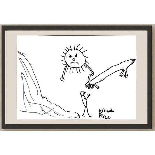 Yaran Altınok 43x30cm Orijinal Karikatür BOD00966