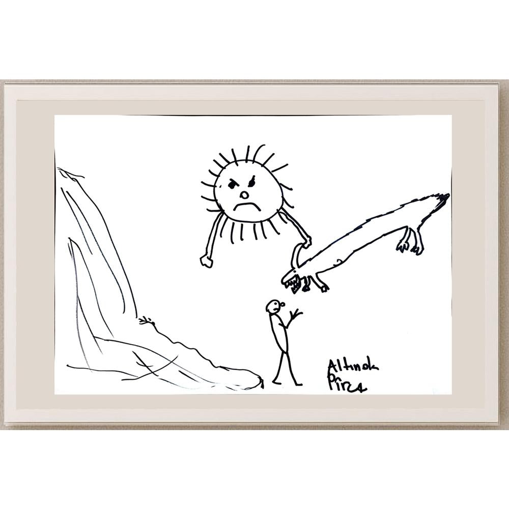 Yaran Altınok 43x30cm Orijinal Karikatür BOD00966