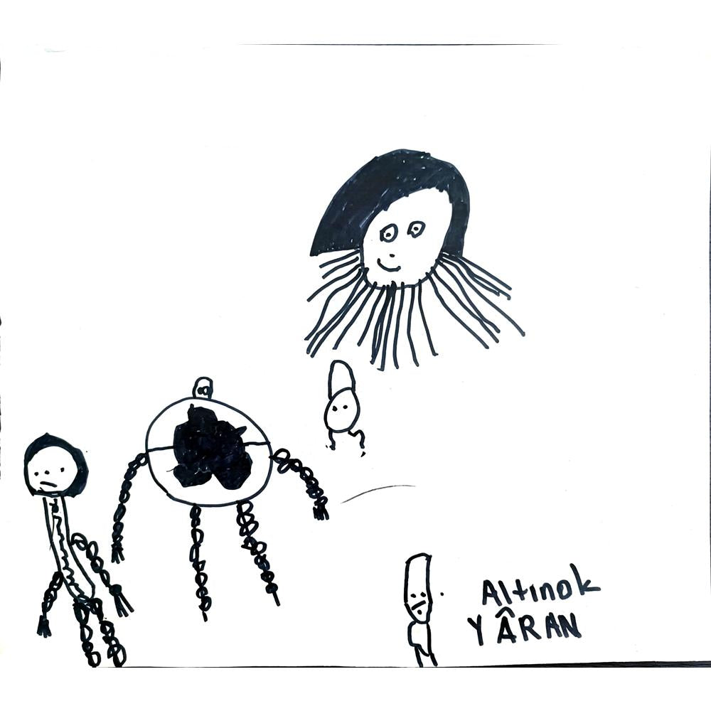 Yaran Altınok 43x36cm Orijinal Karikatür BOD00968