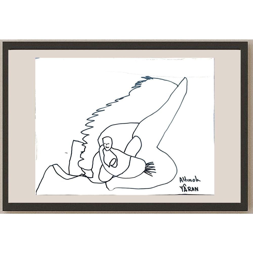 Yaran Altınok 43x36cm Orijinal Karikatür BOD00969