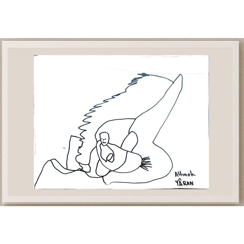 Yaran Altınok 43x36cm Orijinal Karikatür BOD00969