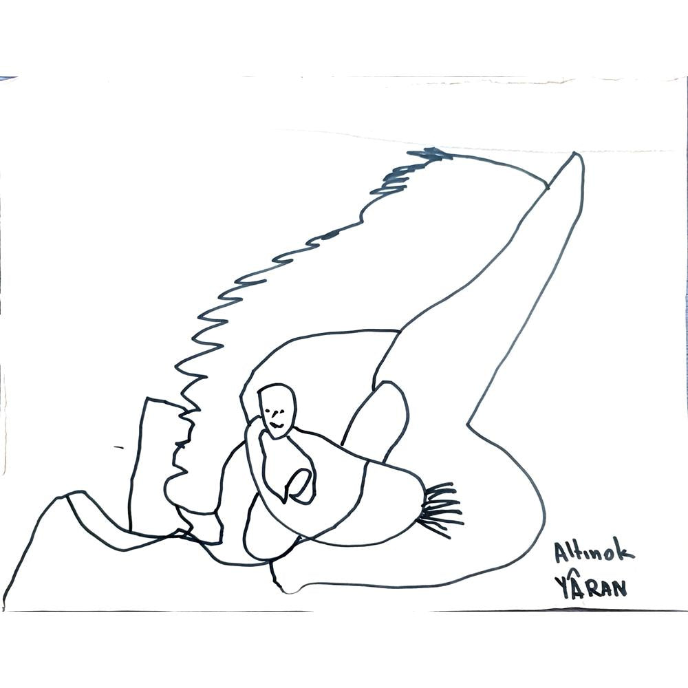 Yaran Altınok 43x36cm Orijinal Karikatür BOD00969