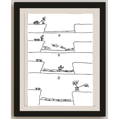 Matthew Kam 35x25cm Orijinal Karikatür BOD00972