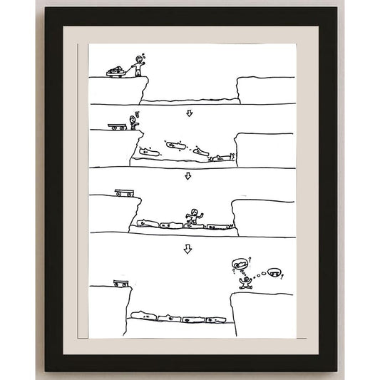 Matthew Kam 35x25cm Orijinal Karikatür BOD00972