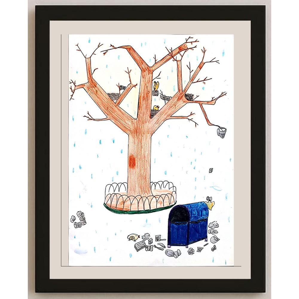 Leung Man Ha 35x25cm Orijinal Karikatür BOD00985
