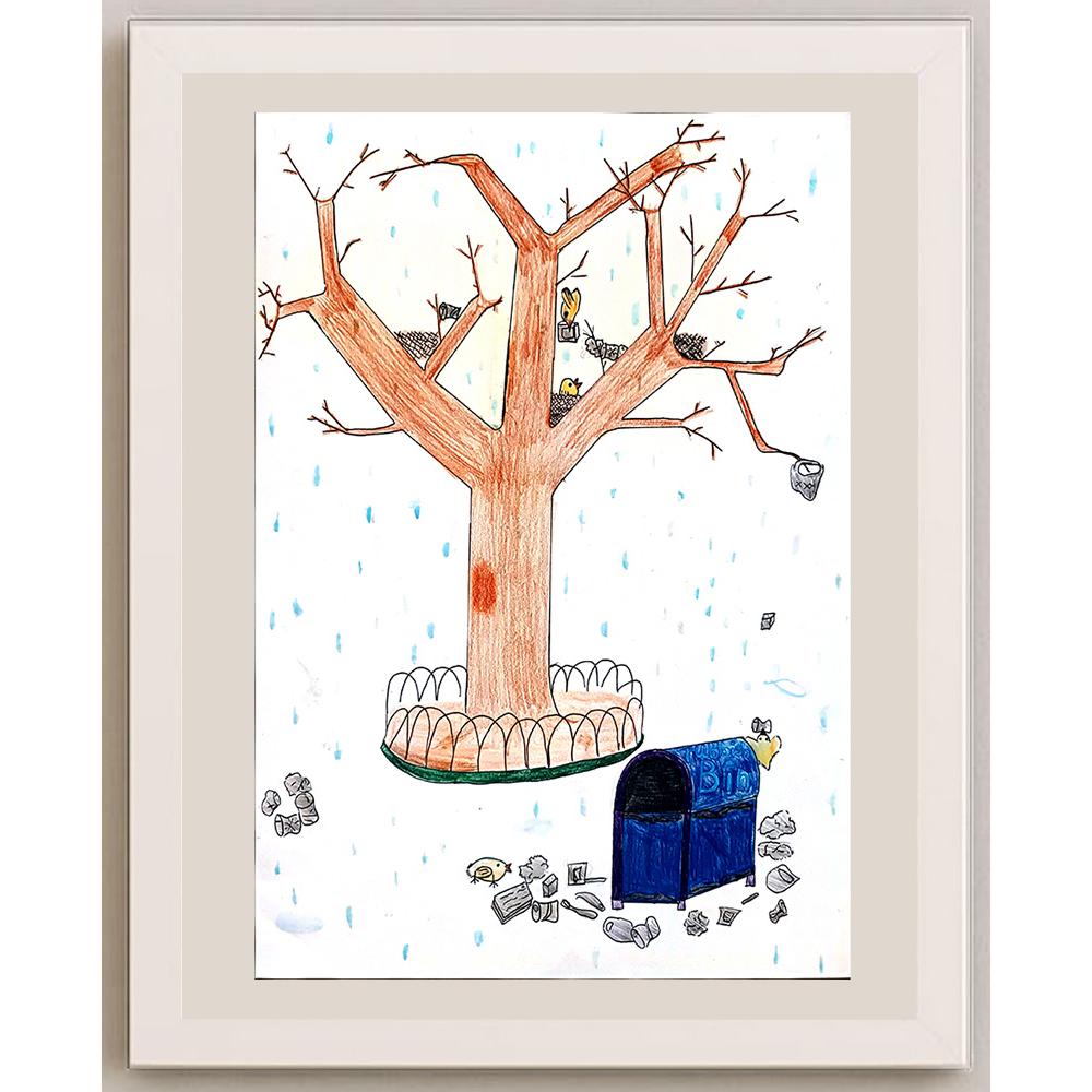 Leung Man Ha 35x25cm Orijinal Karikatür BOD00985