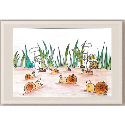 Shiu Stephany 35x25cm Orijinal Karikatür BOD00986