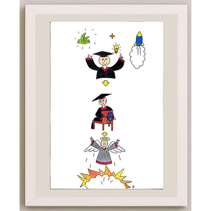 Janice Cheng 35x25cm Orijinal Karikatür BOD00988