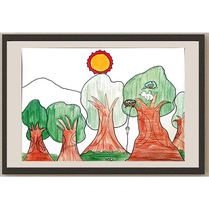 Liu Ho Fung 35x25cm Orijinal Karikatür BOD00990
