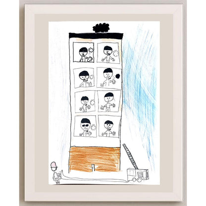 Chan Lok Man 35x25cm Orijinal Karikatür BOD00991