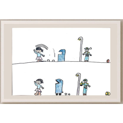 Ap Ege Ho 35x25cm Orijinal Karikatür BOD01000