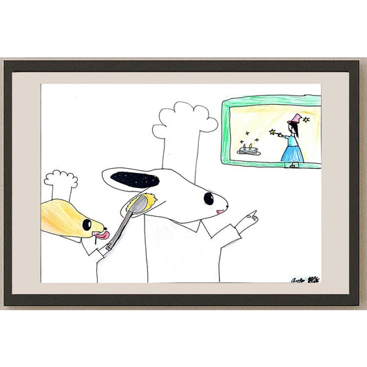 Lee Yan Yee Christiz 35x25cm Orijinal Karikatür BOD01001