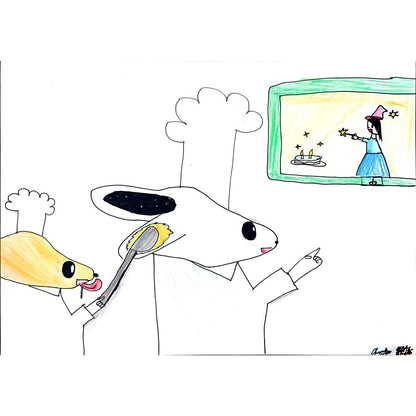 Lee Yan Yee Christiz 35x25cm Orijinal Karikatür BOD01001