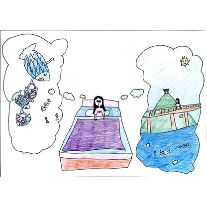 Tiffany Lai 35x25cm Orijinal Karikatür BOD01003